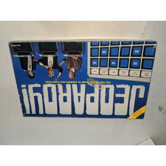 vintage 1986 Jeopardy Board Game Pressman 2nd Edition Alex Trebek Complete - Picture 5 of 12